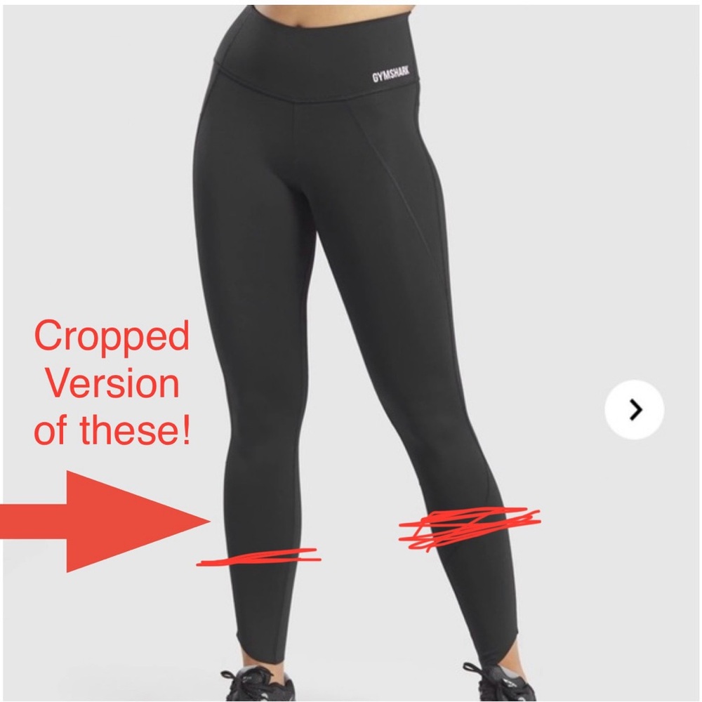 📦 MOVING SALE! Gymshark High Rise 21" Euphoria Black Leggings - Pockets - Small